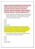 NASCLA ACCREDITED JOURNEYMAN ELECTRICIAN EXAM &NewLine;NEWEST EVALUATED EXAM ACTUAL PRACTICE 120 &NewLine;QUESTIONS 2026-2027&vert;ORIGINAL QUESTIONS & &NewLine;ANSWERS &vert;DETAILED RATIONALES &vert;HINTED COMPLETE &NewLine;EXAM PREP GRADED A&plus;&ast;INSTANT DOWNLOAD PDF&ast; 