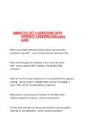 AMMO CDC SET A QUESTIONS WITH CORRECT ANSWERS 2026