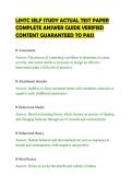 LIHTC SELF STUDY ACTUAL TEST PAPER&NewLine;COMPLETE ANSWER GUIDE VERIFIED&NewLine;CONTENT GUARANTEED TO PASS&NewLine;