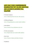 LIHTC SELF STUDY COMPREHENSIVE&NewLine;EXAMINATION TEST SOLVED QUESTIONS&NewLine;AND ACCURATE ANSWERS FULL&NewLine;SOLUTION