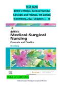 Test Bank for deWit's Medical-Surgical Nursing&colon; Concepts and Practice&comma; 4th Edition by Holly K&period; Stromberg &vert; Chapters 1&ndash;49
