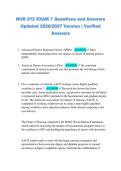 NUR 212 EXAM 1 Questions and Answers &NewLine;Updated 2026&sol;2027 Version &vert; Verified &NewLine;Answers 