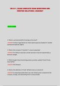 DM G&plus;1 &vert; EXAM COMPLETE EXAM QUESTIONS AND VERIFIED SOLUTIONS &vert; 2026&sol;2027