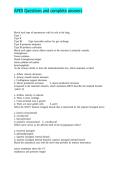 APEX Questions and complete answers