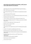 NUR 168 FINAL EXAM QUESTIONS AND ANSWERS &vert; LATEST NUR 168 STUDY GUIDE & PRACTICE TEST 2026&sol;2027
