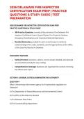 2026 DELAWARE FIRE INSPECTOR CERTIFICATION EXAM PREP &vert; PRACTICE QUESTIONS & STUDY GUIDE &vert; TEST PREPARATION