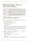 NP EXAM & CERTIFICATION BOARD PREP 2026&sol;2027 &vert; Nurse Practitioner Board Certification by Specialty &vert; Complete Q&A with Rationales &vert; Pass Guaranteed - A&plus; Graded