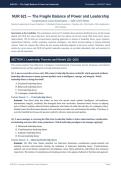 NUR 621 THE FRAGILE BALANCE OF POWER AND LEADERSHIP 2026 &vert; GCU Practicum Assignment Guide &vert; A&plus; Graded &vert; Pass Guaranteed&NewLine;&NewLine;