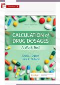 Test Bank &ndash; Calculation of Drug Dosages 12th Ed&period; &lpar;Ogden & Fluharty&rpar; &vert; Verified PDF &vert; 19 Chapters Complete &plus; Rationales