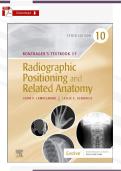 Test Bank &ndash; Bontrager&rsquo;s Radiographic Positioning & Anatomy 10th Ed&period; &lpar;Lampignano&comma; 2021&rpar; &vert; Verified PDF &vert; 20 Chapters &plus; Rationales