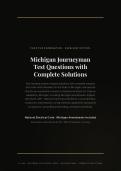 Michigan Journeyman Test 2026&sol;2027 &vert; Complete Solutions &vert; Pass Guaranteed &ndash; A&plus; Graded&NewLine;&NewLine;