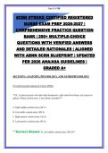 SCRN Stroke Certification Exam Prep 2026-2027 &vert; 250&plus; Practice Questions with Answers & Rationales &vert; Aligned with ABNN Blueprint & AHA&sol;ASA Guidelines &vert; A&plus; Guaranteed