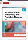 Test Bank &ndash; Maternity & Pediatric Nursing 9th Ed&period; &lpar;Gloria Leifer&rpar; &vert; Verified PDF &vert; 42 Chapters Complete &plus; Rationales