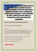 CDCES Exam Bank 2026-2027 &vert; 260 Practice Questions with Answers & Rationales &vert; Aligned with CBDCE Blueprint & ADA Standards &vert; A&plus; Guaranteed