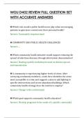 WGU D402 REVIEW FULL QUESTION SET&NewLine;WITH ACCURATE ANSWERS