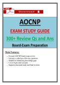 AOCNP Exam Study Guide &ndash; 300&plus; Review Questions & Answers for Oncology NP Board Prep PDF