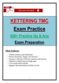 Kettering TMC Exam Practice &ndash; 500&plus; Questions & Answers for Respiratory Therapy Exam Study