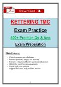 Kettering TMC Exam Practice &ndash; 400&plus; Questions & Answers for Respiratory Therapy Exam Prep
