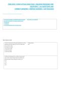 CWB LEVEL 1 EXAM ACTUAL EXAM 2026 &vert; WELDING PROCESSES AND EQUIPMENT &vert; ALL QUESTIONS AND&NewLine;CORRECT ANSWERS &vert; VERIFIED ANSWERS &vert; JUST RELEASED&NewLine; &NewLine;