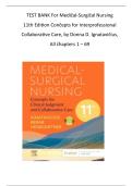 Test Bank for Medical-Surgical Nursing 11th Edition &vert; Donna D&period; Ignatavicius &vert; Chapters 1-69