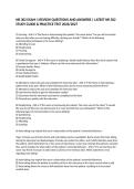 NR 302 EXAM 1 REVIEW QUESTIONS AND ANSWERS &vert; LATEST NR 302 STUDY GUIDE & PRACTICE TEST 2026&sol;2027