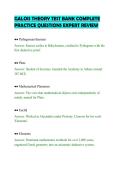 GALOIS THEORY TEST BANK COMPLETE&NewLine;PRACTICE QUESTIONS EXPERT REVIEW&NewLine;