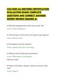 GCU NUR 634 MIDTERM CERTIFICATION&NewLine;EVALUATION EXAMS COMPLETE&NewLine;QUESTIONS AND CORRECT ANSWERS&NewLine;EXPERT REVIEW GRADED A&plus;