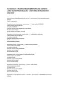NU 650 EXAM 3 PHARMACOLOGY QUESTIONS AND ANSWERS &vert; LATEST NU 650 PHARMACOLOGY STUDY GUIDE & PRACTICE TEST 2026&sol;2027