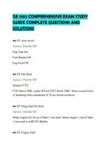 GE 5103 COMPREHENSIVE EXAM STUDY&NewLine;GUIDE COMPLETE QUESTIONS AND&NewLine;SOLUTIONS