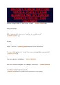 BRANCH 3 FR MIXED QUESTIONS&NewLine;GRADE A&plus; COMPLETE EXAM&NewLine;QUESTIONS AND 100&percnt; VERIFIED&NewLine;ANSWERS &lpar;2026&sol;2027&rpar; PASS&NewLine;GUARANTEE