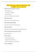 BIO 253 Exam 2 Review Questions with&NewLine;Verified Correct Answers