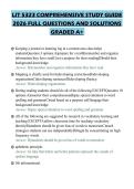 LIT 5323 COMPREHENSIVE STUDY GUIDE&NewLine;2026 FULL QUESTIONS AND SOLUTIONS&NewLine;GRADED A&plus;&NewLine;