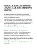 WGU D435 HR TECHNOLOGY AND PEOPLE&NewLine;ANALYTICS PA AND OA 103 QUESTIONS AND&NewLine;SOLUTIONS