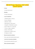 BIO 253 Exam 1 Questions with Verified&NewLine;Correct Answers