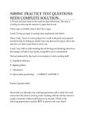 NBHWC Practice Test Questions & Answers &vert; NBC-HWC Board Exam Prep Study Guide &lpar;Complete Solutions & Rationales&rpar;