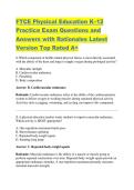 CS 6250 Practice Exam Questions and Answers with Rationales Latest Version Top Rated A&plus;&period;