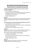 NYC ASSOCIATE FRAUD INVESTIGATOR Exam Questions and Answers &vert; Latest Update 2027&vert; Pass Guaranteed