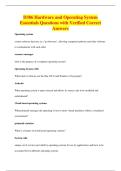 D386 Hardware and Operating System&NewLine;Essentials Questions with Verified Correct&NewLine;Answers