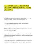 NJ STATE LICENSURE REVIEW 2026&NewLine;QUESTIONS WITH SOLUTIONS TESTED&NewLine;QUESTIONS&period;