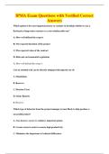 IPMA Exam Questions with Verified Correct&NewLine;Answers