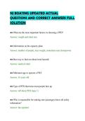 NJ BOATING UPDATED ACTUAL&NewLine;QUESTIONS AND CORRECT ANSWERS FULL&NewLine;SOLUTION&NewLine;