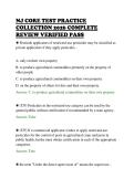 NJ CORE TEST PRACTICE&NewLine;COLLECTION 2026 COMPLETE&NewLine;REVIEW VERIFIED PASS&NewLine;