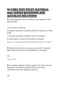 NJ CORE TEST STUDY MATERIAL&NewLine;2026 TESTED QUESTIONS AND&NewLine;ACCURATE SOLUTIONS&NewLine;