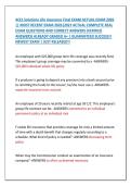 XCEL Solutions Life Insurance Final EXAM ACTUAL EXAM 2026 &NewLine;&vert;&vert; MOST RECENT EXAM 2026&vert;2027 ACTUAL COMPLETE REAL &NewLine;EXAM QUESTIONS AND CORRECT ANSWERS &lpar;VERIFIED &NewLine;ANSWERS&rpar; ALREADY GRADED A&plus; &vert; GUARANTEED SUCCESS&excl;&excl; &NewLine;NEWEST EXAM &vert; JUST RELEASED&excl;&excl;