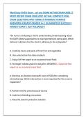 Med-Surg II HESI Exam - set one EXAM ACTUAL EXAM 2026 &vert;&vert; &NewLine;MOST RECENT EXAM 2026&vert;2027 ACTUAL COMPLETE REAL &NewLine;EXAM QUESTIONS AND CORRECT ANSWERS &lpar;VERIFIED &NewLine;ANSWERS&rpar; ALREADY GRADED A&plus; &vert; GUARANTEED SUCCESS&excl;&excl; &NewLine;NEWEST EXAM &vert; JUST RELEASED&excl;&excl;