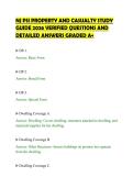 NJ PSI PROPERTY AND CASUALTY STUDY&NewLine;GUIDE 2026 VERIFIED QUESTIONS AND&NewLine;DETAILED ANSWERS GRADED A&plus;&NewLine;