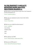 NJ PSI PROPERTY CASUALTY&NewLine;QUESTION BANK 2026 FULL&NewLine;SOLUTIONS GRADED A&plus;