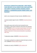 BIO 205 Quiz 5 EXAM ACTUAL EXAM 2026 &vert;&vert; MOST RECENT &NewLine;EXAM 2026&vert;2027 ACTUAL COMPLETE REAL EXAM QUESTIONS &NewLine;AND CORRECT ANSWERS &lpar;VERIFIED ANSWERS&rpar; ALREADY &NewLine;GRADED A&plus; &vert; GUARANTEED SUCCESS&excl;&excl; NEWEST EXAM &vert; JUST &NewLine;RELEASED&excl;&excl; 