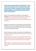 BIO 205 &lpar;Microbiology&rpar; EXAM ACTUAL EXAM 2026 &vert;&vert; MOST &NewLine;RECENT EXAM 2026&vert;2027 ACTUAL COMPLETE REAL EXAM &NewLine;QUESTIONS AND CORRECT ANSWERS &lpar;VERIFIED ANSWERS&rpar; &NewLine;ALREADY GRADED A&plus; &vert; GUARANTEED SUCCESS&excl;&excl; NEWEST &NewLine;EXAM &vert; JUST RELEASED&excl;&excl; 
