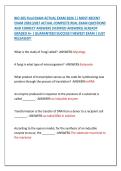 BIO 205 Final EXAM ACTUAL EXAM 2026 &vert;&vert; MOST RECENT &NewLine;EXAM 2026&vert;2027 ACTUAL COMPLETE REAL EXAM QUESTIONS &NewLine;AND CORRECT ANSWERS &lpar;VERIFIED ANSWERS&rpar; ALREADY &NewLine;GRADED A&plus; &vert; GUARANTEED SUCCESS&excl;&excl; NEWEST EXAM &vert; JUST &NewLine;RELEASED&excl;&excl;
